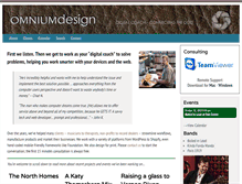 Tablet Screenshot of omniumdesign.com